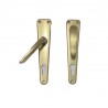 ✅ Hierro Palermo - Manilla Fija/Fija Aluminio Bronce marca nacional