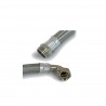 ✅ Hierro Palermo - MANGUERA FLEX. A/ INOXIDABLE. (Malla reforzada)1" X 1" ATOUAN