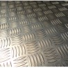 👉Lamina estriada aluminio 1.22mts x 2.44mts x 1.00mm. Vencor