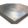 Lámina estriada hierro negro 1.00 x 2.40 3mm 🛠️