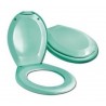 👉Tapa para poceta azul claro. Aguamarine
