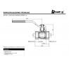 👉 Llave de bola 3/4” cromada Standart