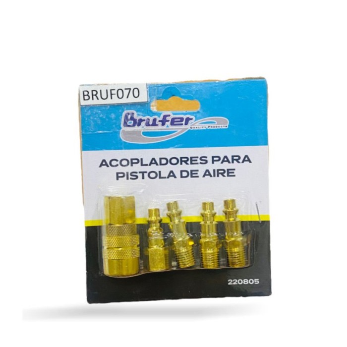 Acoplador para pistola de aire. Brufer