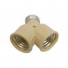 👉 Adaptador doble para bombillos 110v. Troen