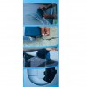 Cinta impermeable PVC 4" x 60" Negra. Covo
