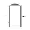 👉Marco de metal para puerta 15cm x 70cm x 2.10mts. derecho