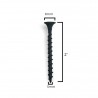 Tornillo para Drywall n6 x 2" rosca fina
