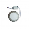👉 Lampara LED 6W  redonda para empotrar niquelada