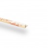 ✅ Remate para cerámica y porcelanato marmol rustico beige 10.5mm x 2.6mts