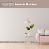 ✅ Rodapie 8 x 33 cm Beige