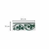 👉 Listelo 10 x 20 verde volute