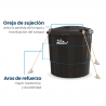 ✅ Hierro Palermo -  Tanque Cónico 1300lts Resinca