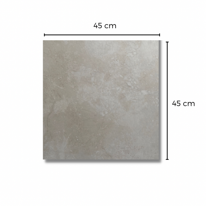 Cerámica metro a 29$ Flagstone Bianco 45 x 45 Caja 1.62 mts