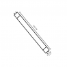 👉 Tubo led de 18w 120cm X 2,6cm. RCA