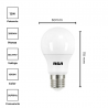 👉 Bombillo led de 12w A60. RCA