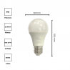 👉 Bombillo led 9w A60 e27