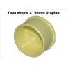 ✅ Hierro Palermo - TAPÓN SIMPLE 2" 50mm A/NEGRAS Uraplast