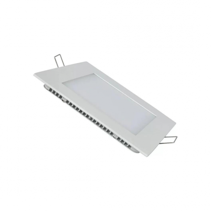 Panel led para empotrar cuadrado 6w 3000k. Bayan lighting