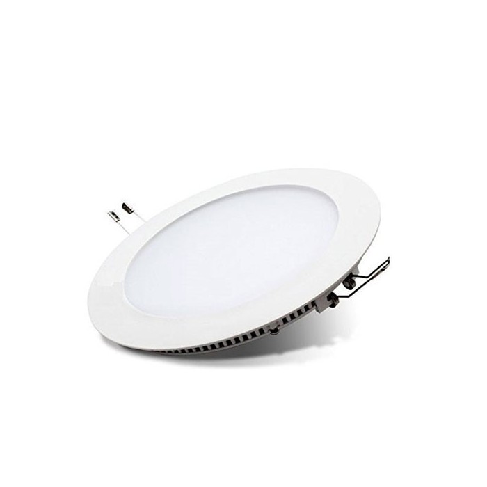 Panel led para empotrar redondo 6w 3000k. Bayan lighting