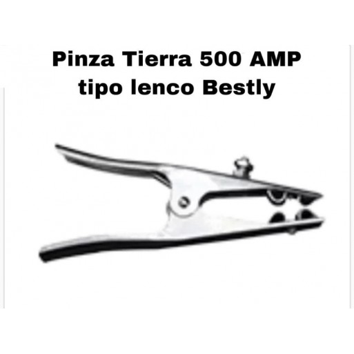 Pinza tierra 500 amp tipo lenco, bestly