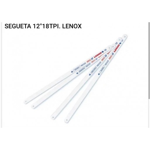 Segueta 12" 18tpi. lenox - hierropalermo.com