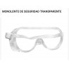 Lentes monolente de seguridad transparente
