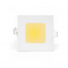 👉Panel led para empotrar cuadrado  3w 3000k. Bayan lighting