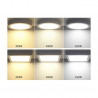 👉Panel led para empotrar cuadrado  3w 3000k. Bayan lighting