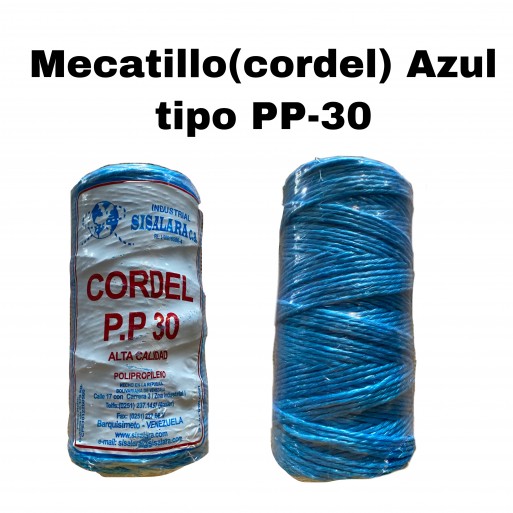 Mecatillo(cordel) azul tipo pp30