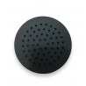 Regadera ducha 6" redonda negra. Griven