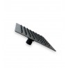 Regadera ducha 6" cuadrada negra. Griven