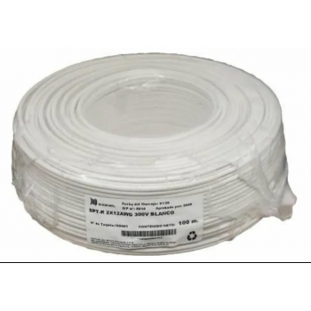 Cable spt 2" x 12 mts awg...