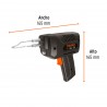 👉Cautin tipo pistola 140w con 2 temperaturas. Truper