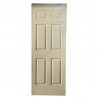 ✅ Puerta de madera color blanco 6 paneles
