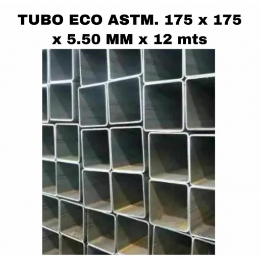 Tubo ECO ASTM 175 x 175 x 5.50 mm x 12 mts