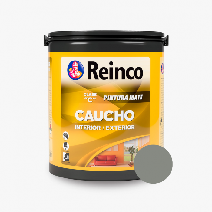 Pintura agua gris claro 1 galon clase C. Reinco