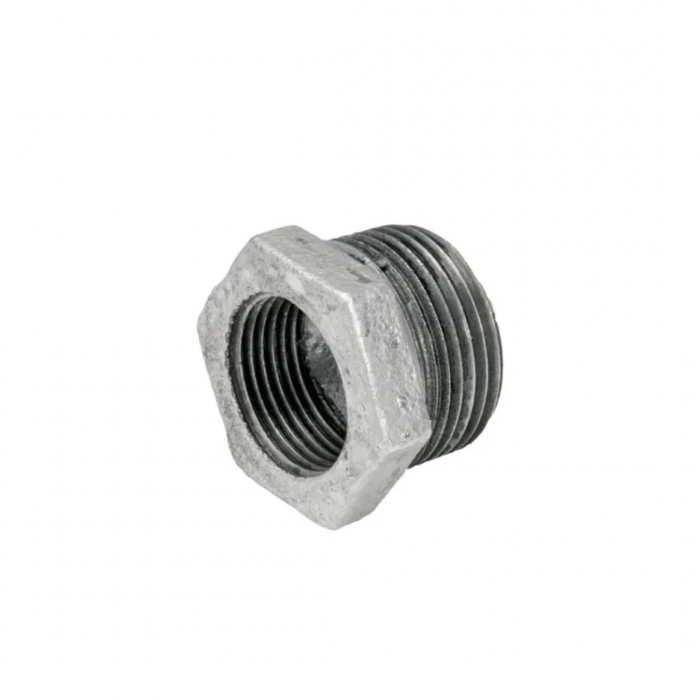 Bushing galvanizado 1/2” x 1/4”