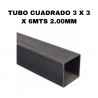 ✅ Hierro Palermo- TUBO CUADRADO 3 X 3 X 6MTS 2.00MM