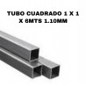 ✅ Hierro Palermo- TUBO CUADRADO 1 X 1 X 6MTS 1.10MM
