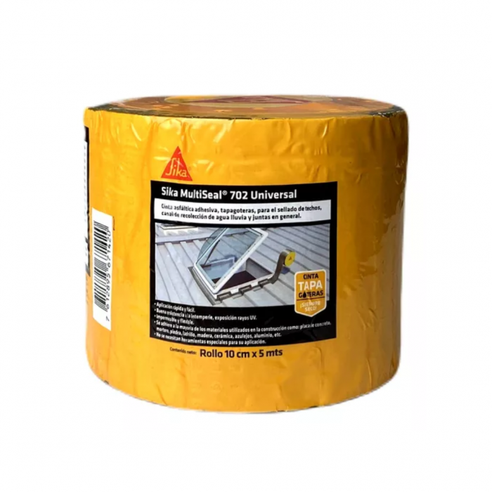 Cinta impermeable de aluminio 5Mx x 10Cm. Sika 421999