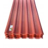 👉Lamina de polipropileno trapezoidal roja 1.8mm 3.6