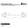✅ Canilla flexible 1/2" x 1/2" x 40cm plastica. Belt-g