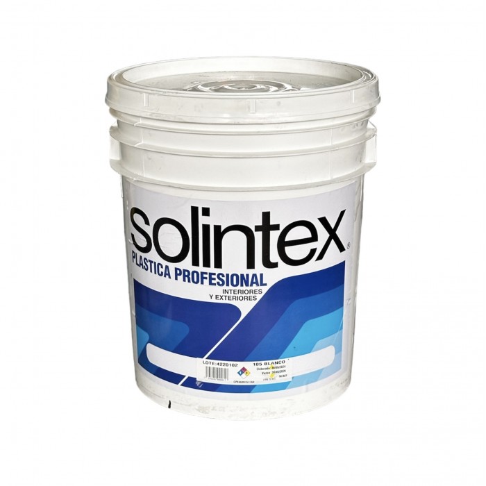 Pintura agua blanca 4 galón. Solintex. COD:105