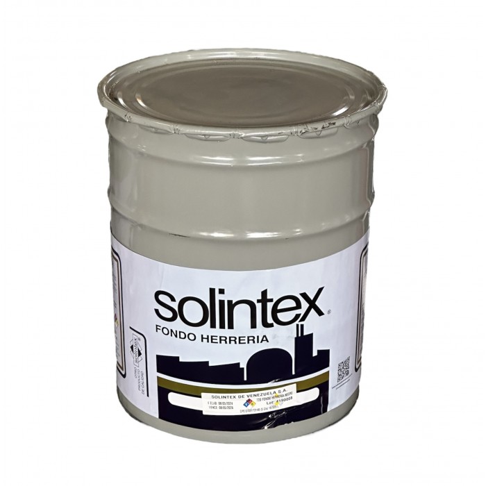 Fondo para herrería cuñete 5 galones negro. Solintex. COD720