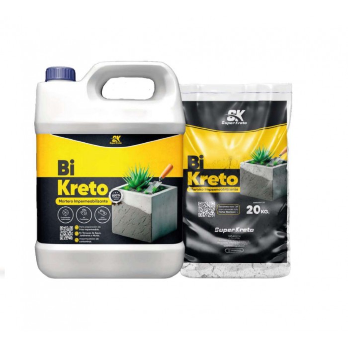 Kit Bi kreto (1GL + saco 20kg). Súper kreto