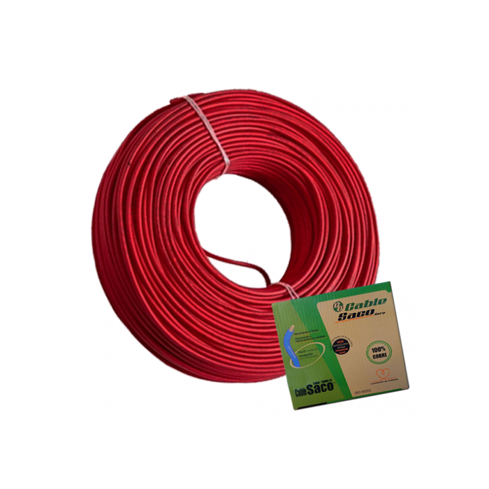 Cable 12 rojo 100 metros