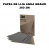 ✅ Hierro Palermo - PAPEL DE LIJA AGUA GRANO 360. 3M