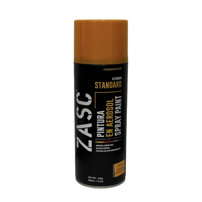 Pintura en spray amarillo oscuro 400ml. Zasc