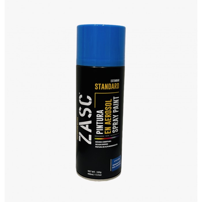 Pintura en spray azul diamante 400ml. Zasc