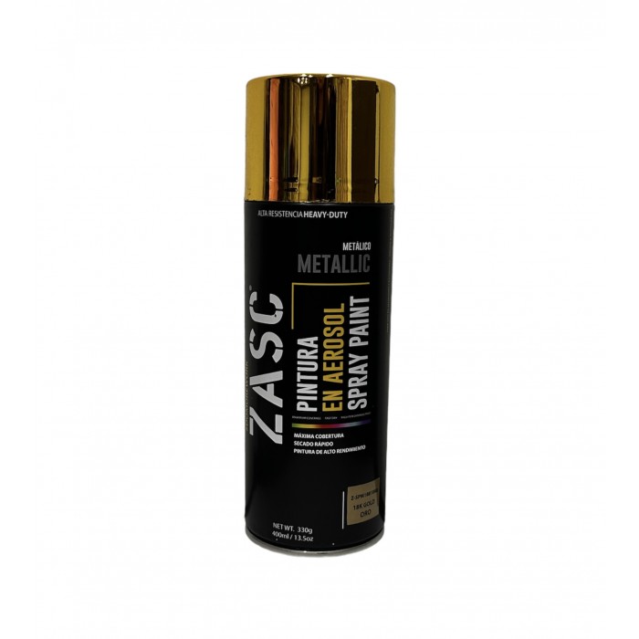 Pintura en spray oro 400ml. Zasc